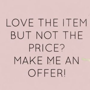 Reasonable Offers Appreciated ☮️